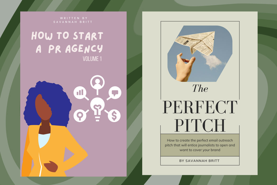 Bundle Book Pack (How To Start a PR Agency Vol. 1 + The Perfect Pitch)